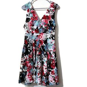 Haute Monde women's sleeveless  Floral Dress Size: XL